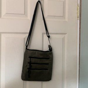 Olive green crossbody bag